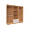 Closet Yardas Isabela 6 Puertas 2 Cajones Bicolor
