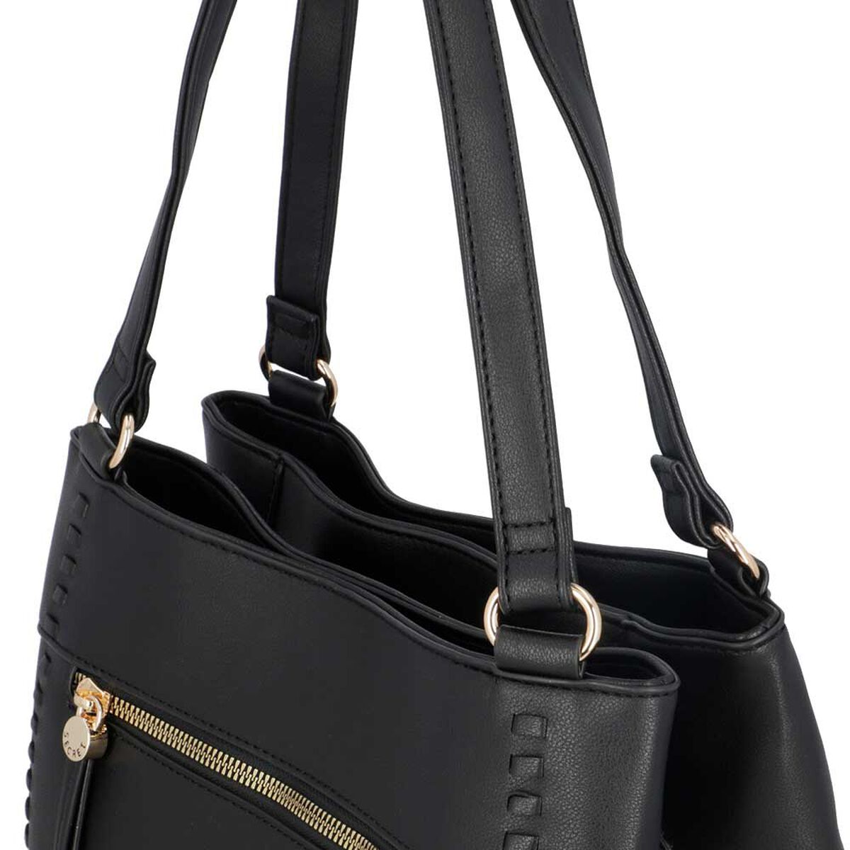 Cartera de Hombro Secret Monaco FW25 L Negro