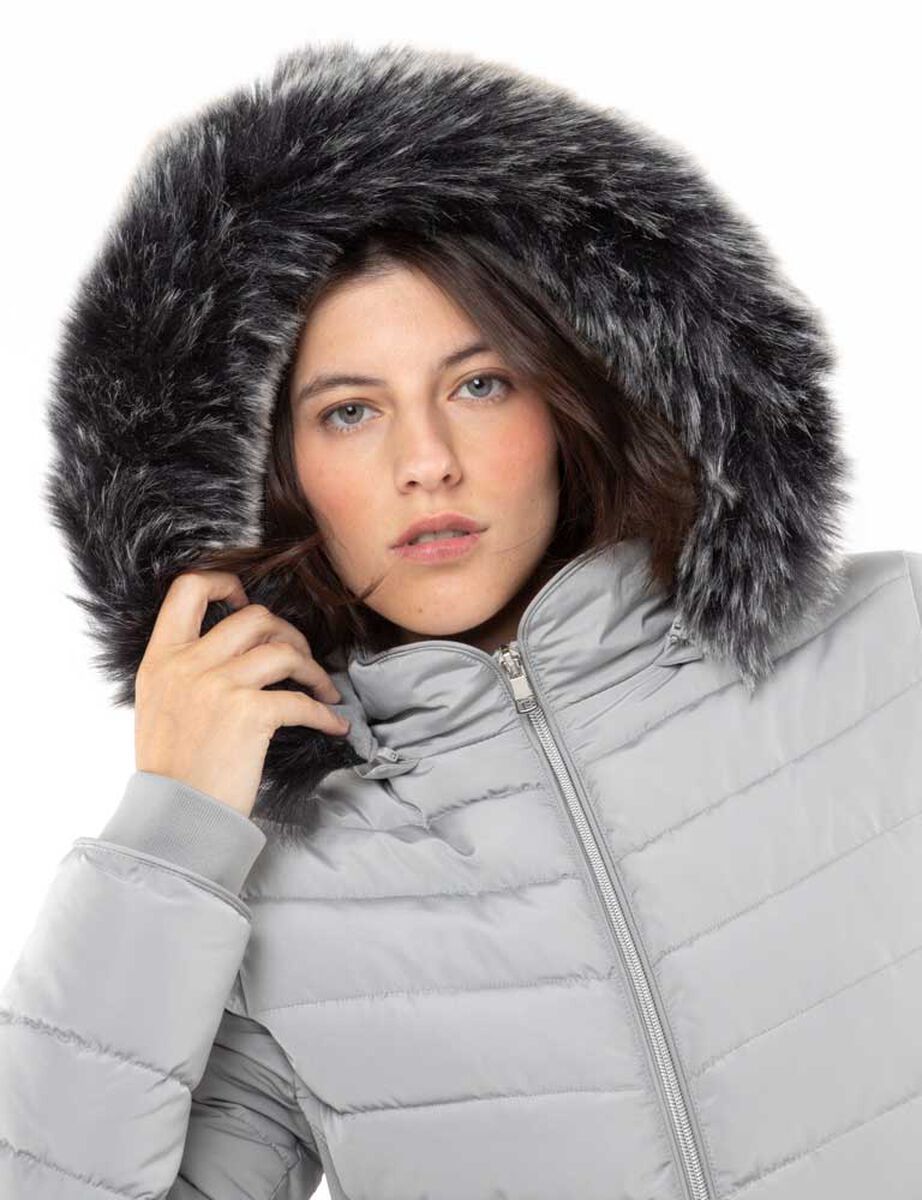 Parka Larga Gorro Mujer Zibel