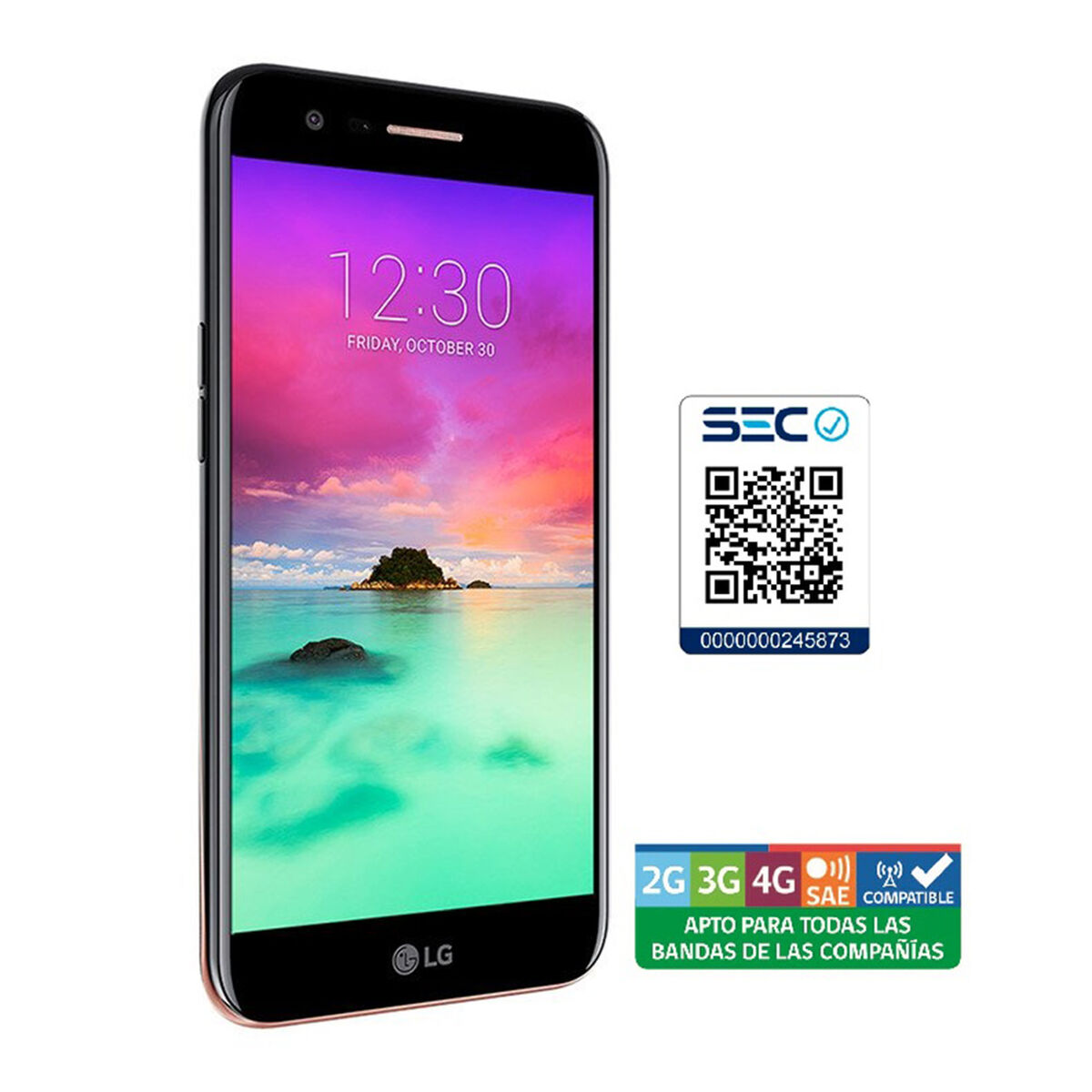 Celular LG K10 2017 5.3" Negro WOM
