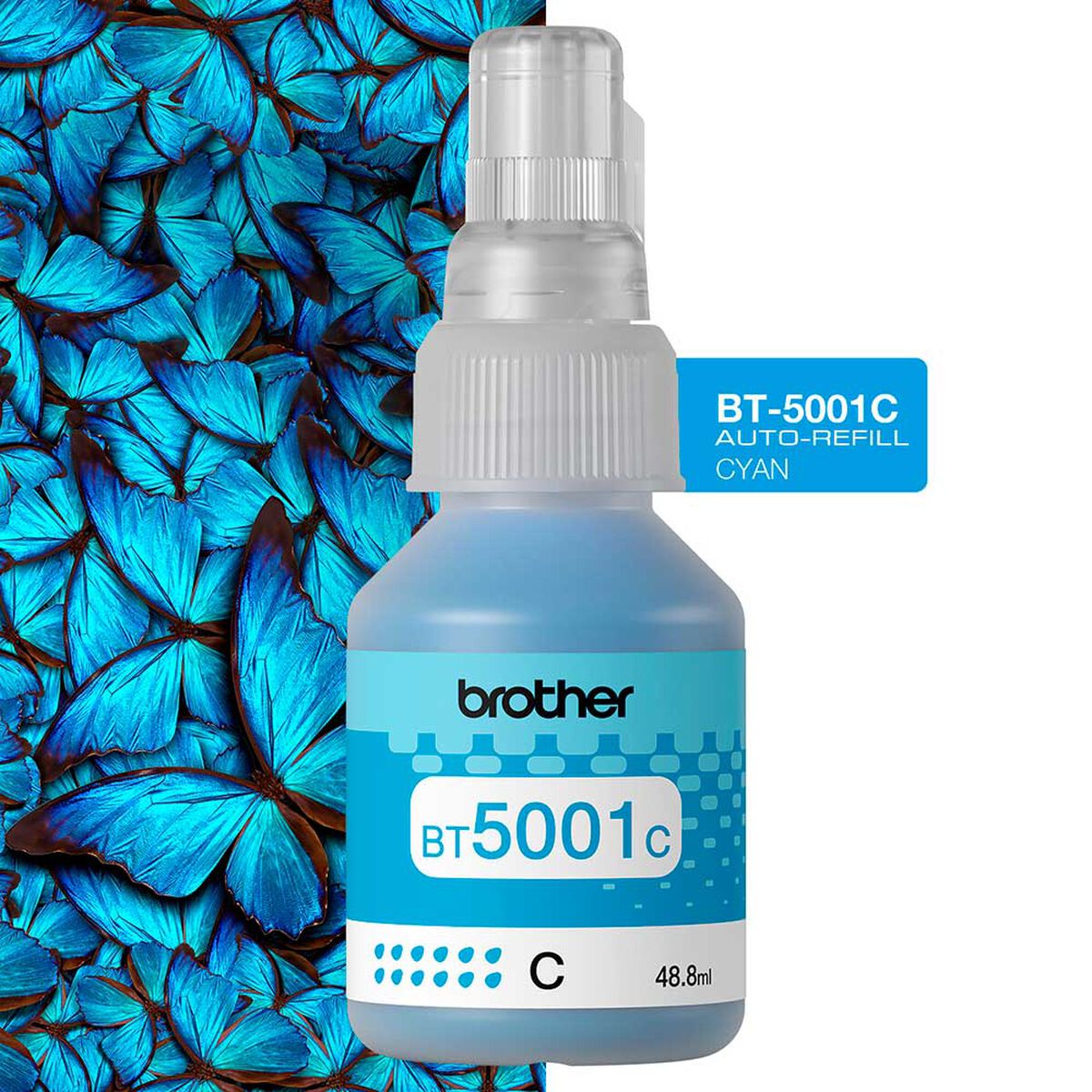 Tinta Brother BT5001 Cyan