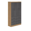 Closet Exit 4 Puertas 6 Cajones Roble Grafito