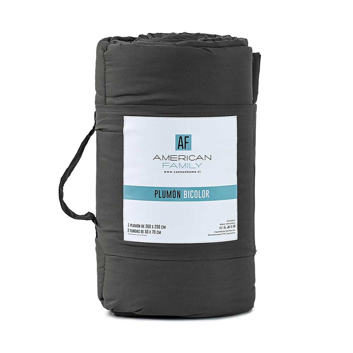 Plum&oacute;n American Family 1.5 Plazas Bicolor Marengo