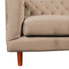 Sof&aacute; Tela Velvet Latam Home Brescia 2 Cuerpos