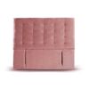 Respaldo Latam Home King Napoles Tela Velvet Palo Rosa