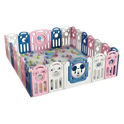 Imagen 1 del producto Corral 1.8*2.1m Rosado con Alfombra Lubabycas