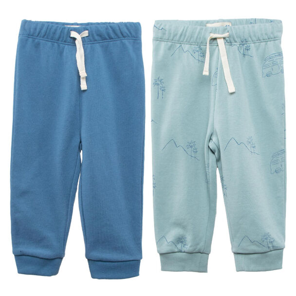 Pack 2 Pantalón Buzo de Algodón Chess Baby