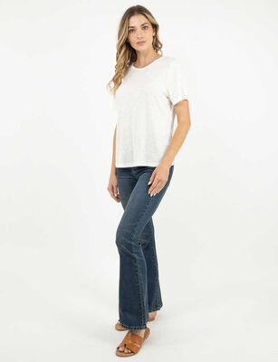 Imagen 2 del producto Polera Manga Corta Mujer Portman Club Ecru