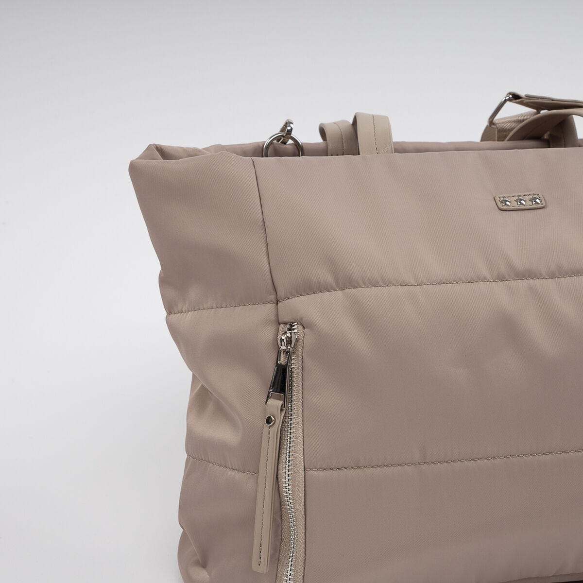 Cartera Tote Beige Mujer Icono
