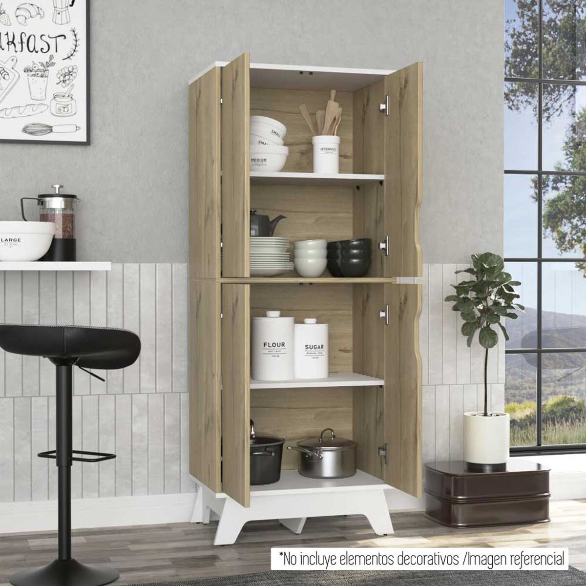 Alacena TuHome Bi Color Duna Blanco