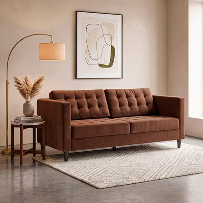 Sof&aacute; Muebles MPR Siena 2 Cuerpos Caf&eacute;
