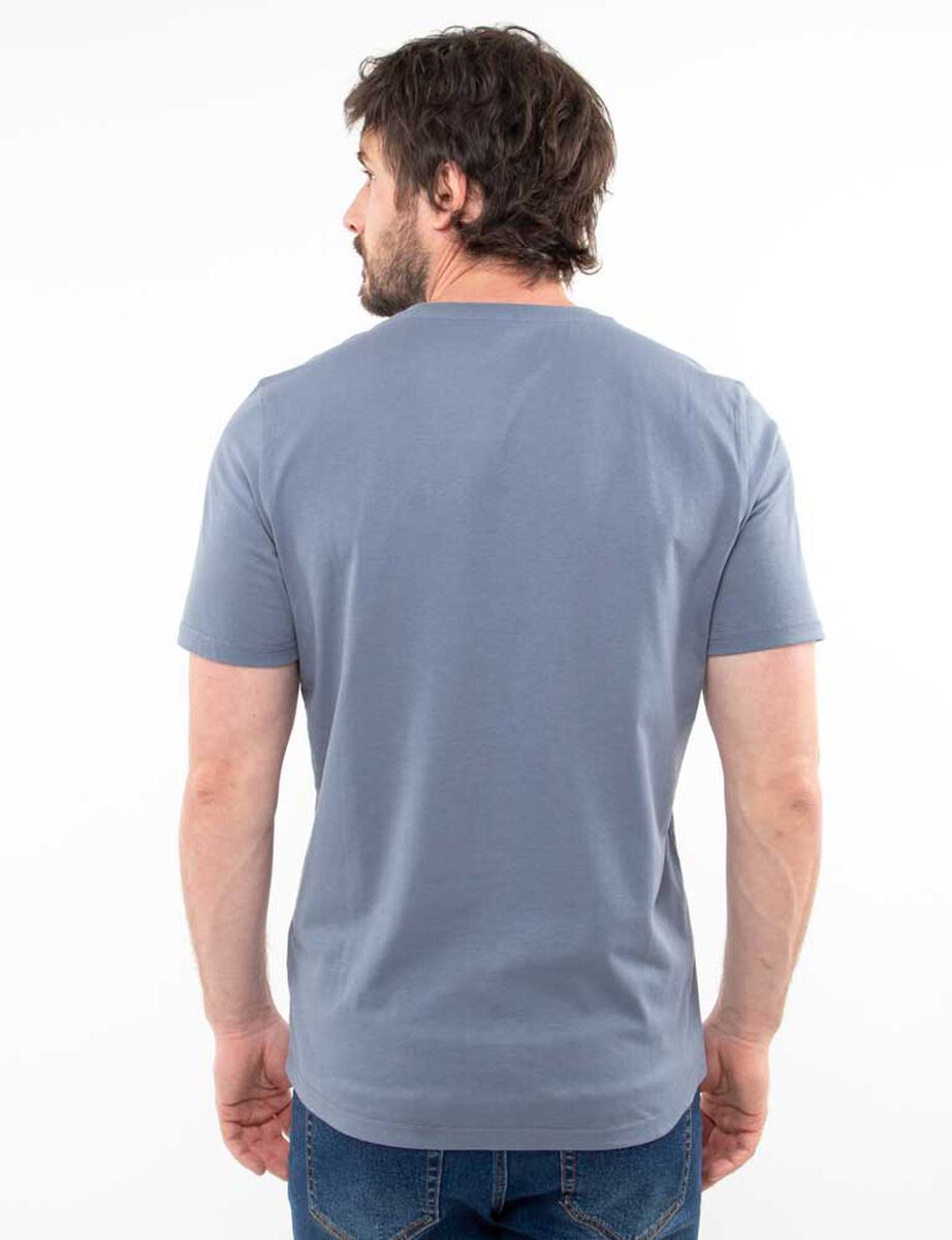 Polera Slim Lisa Manga Corta Hombre Zibel