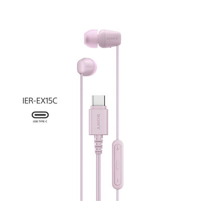 Imagen 1 del producto Audífonos In Ear SONY IER-EX15C/PZUC Rosado
