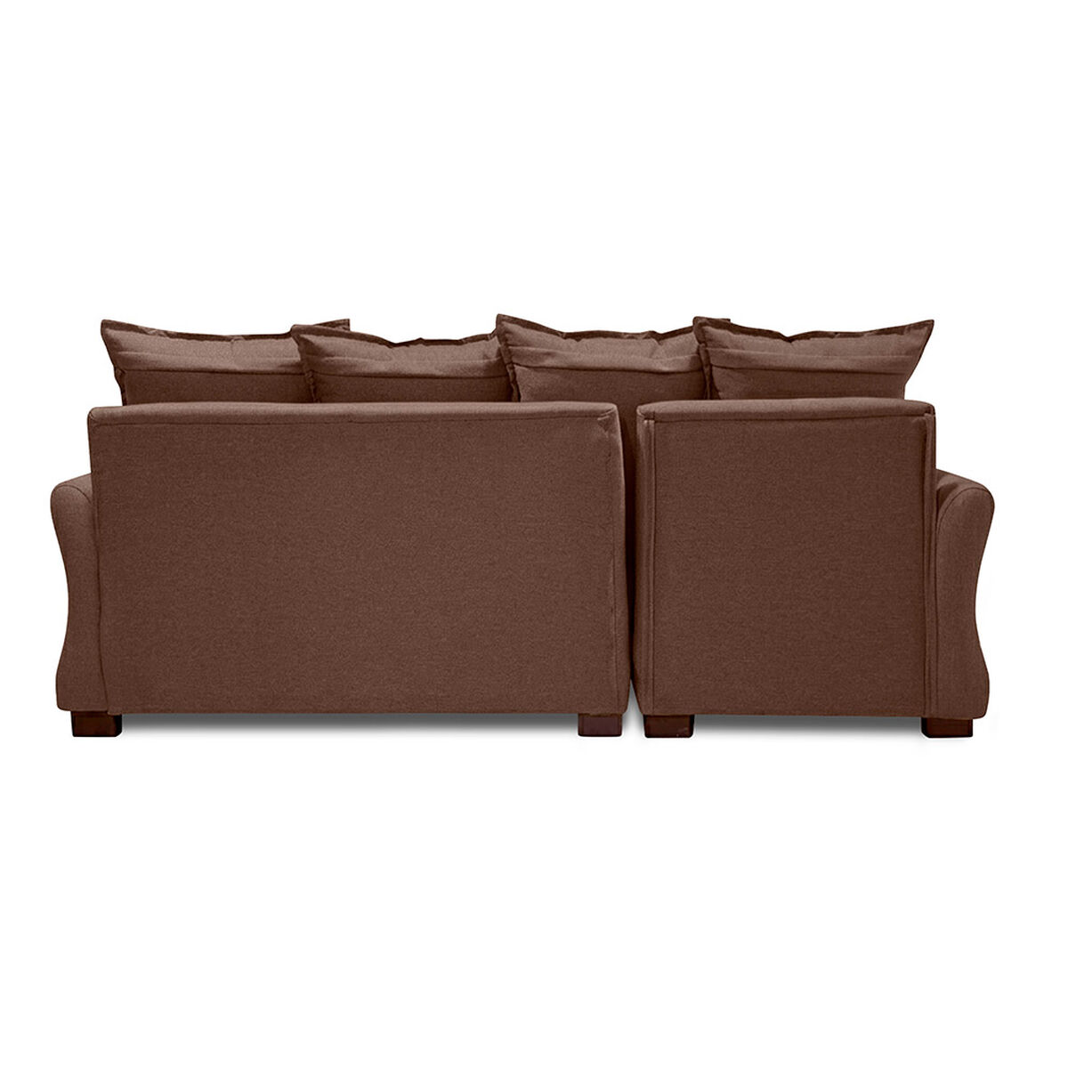 Seccional Izquierdo Living Factory Montreal 4 Cuerpos Caf&eacute;