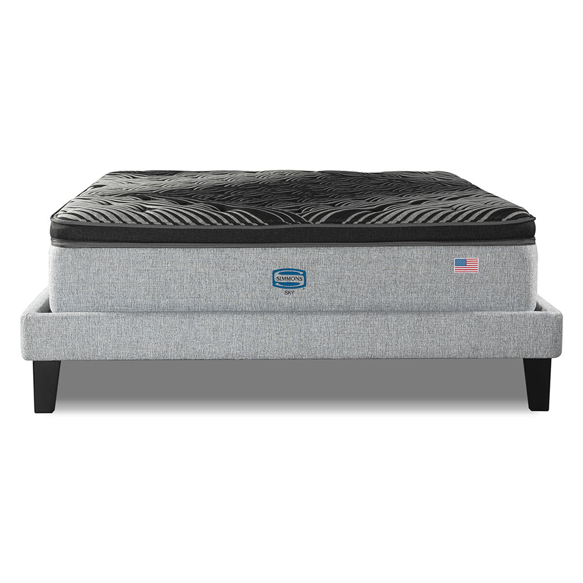 Cama Europea Simmons 2 Plazas Sky
