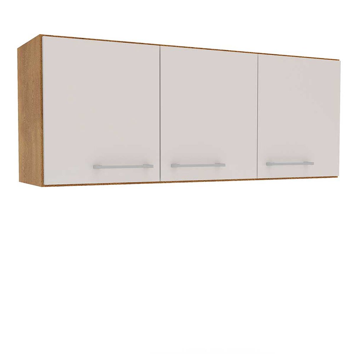 Mueble de Cocina Aereo Vekkahome Opie 3 Puertas Gris