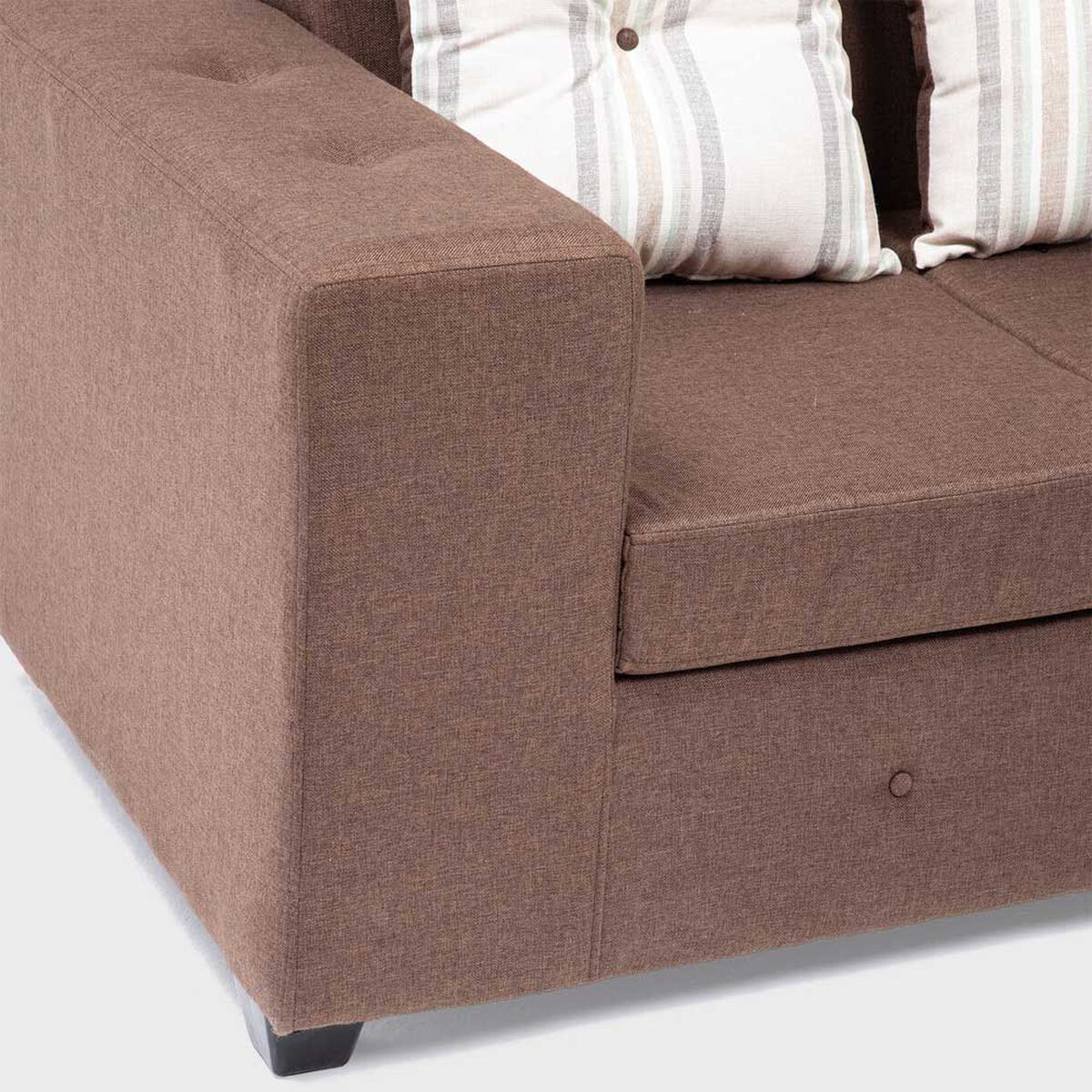 Sofá Mexx Muebles Ginebra 5 Cuerpos Chocolate