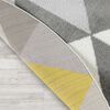 Alfombra  Modalfo Florida Amarilla 160 x 160 cm