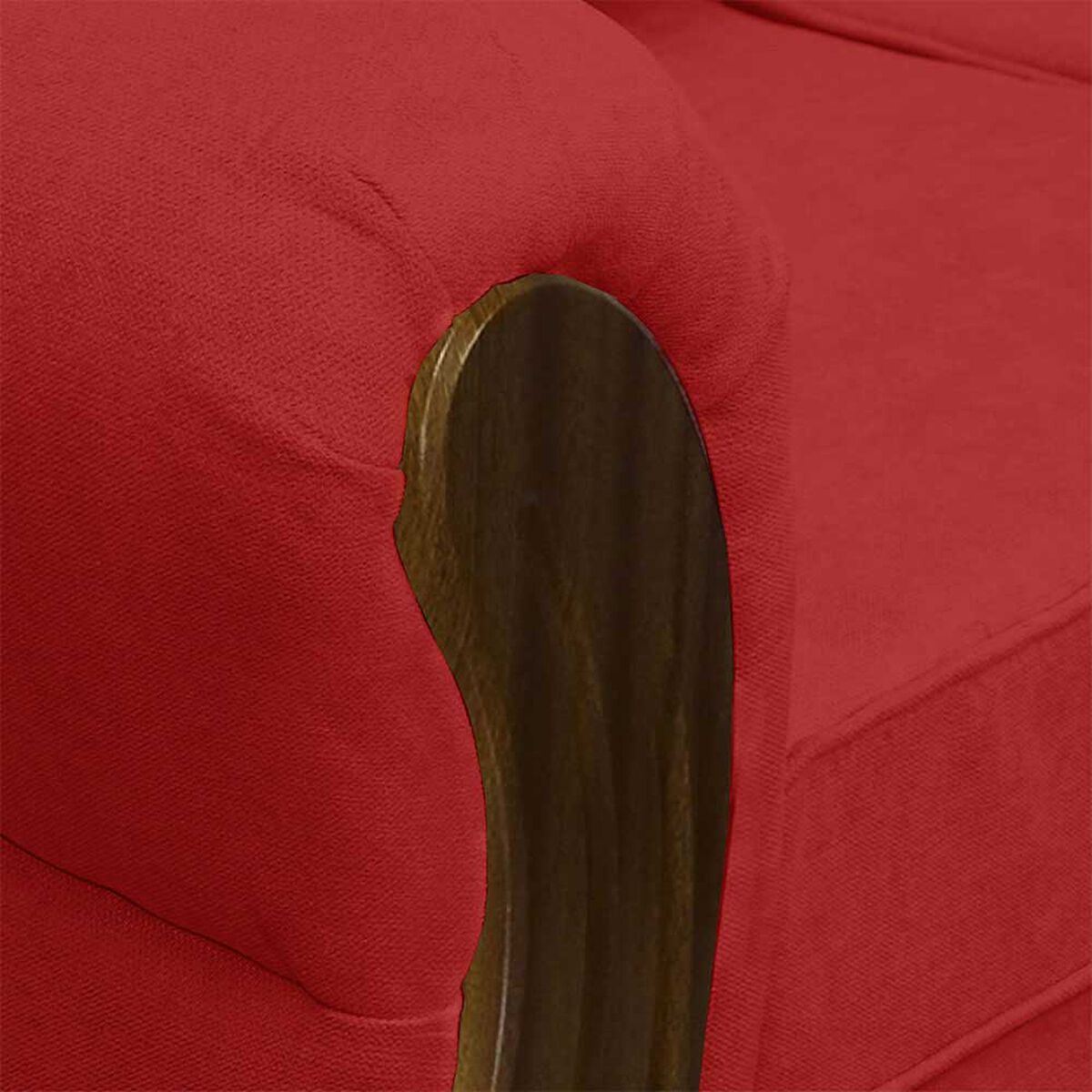 Sofá Seccional Modular Elegant Detail Girona 7 Cuerpos Rojo