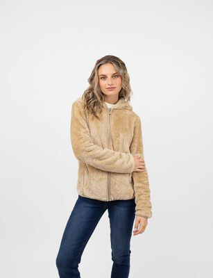 Imagen 1 del producto Polerón Mujer Icono Camel