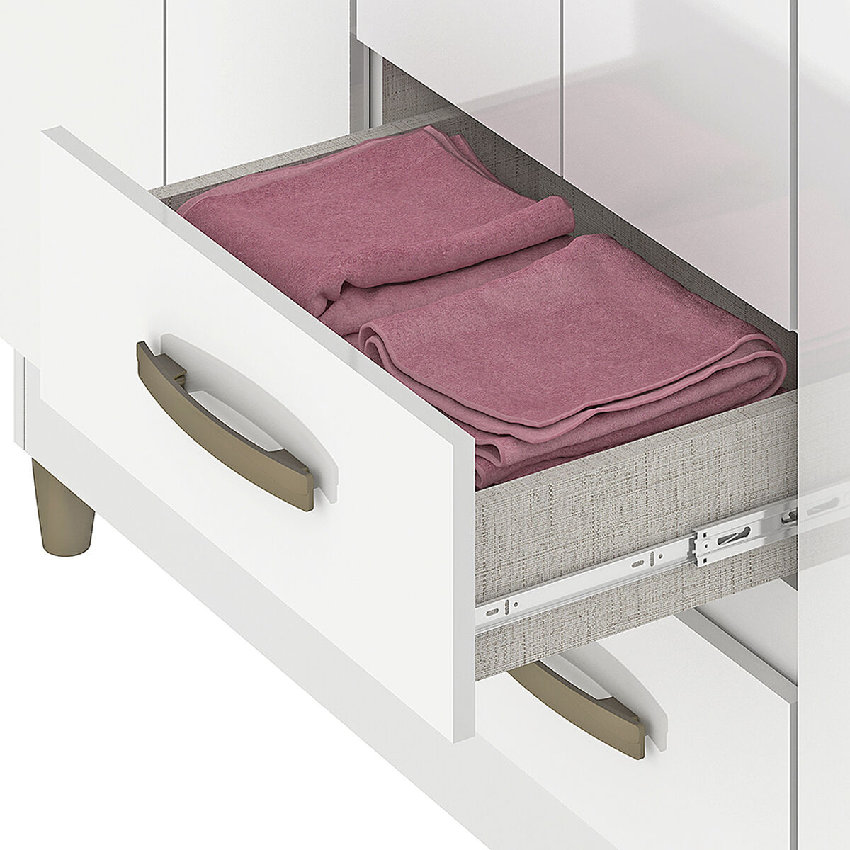 Clóset Vekkahome Coimbra 6 Puertas 2 Cajones Blanco