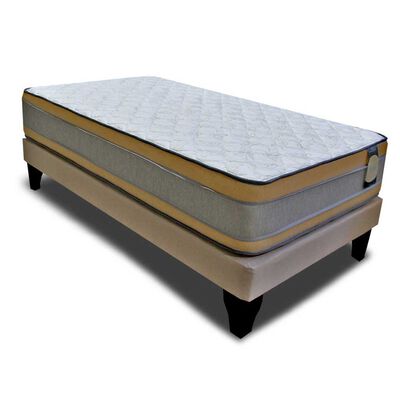 Cama Europea Sleepwell 1,5 Plazas Titan