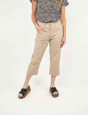 Imagen 1 del producto Pantalón Capri Mujer Portman Club Beige, Negro, Verde