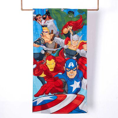 Toalla de Playa Infantil Avengers Fuerza 70 x 140 cm