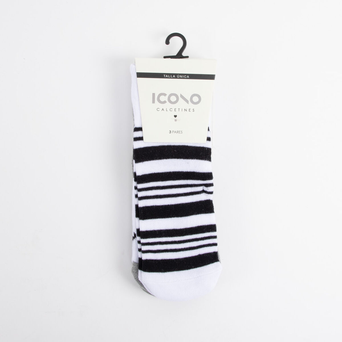 Pack 3 Calcetines Corto Mujer Icono