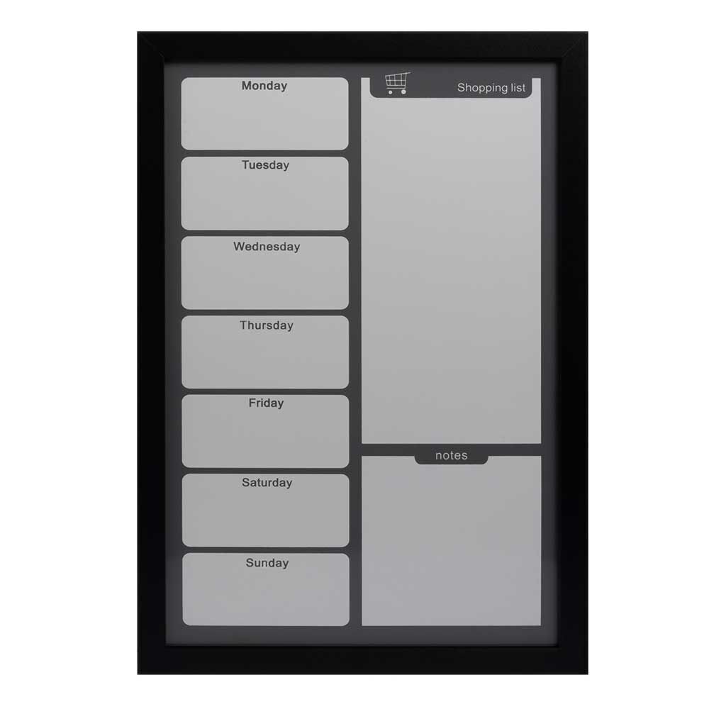 Pizarra Plástico Vgo 54 x 37 cm Negro