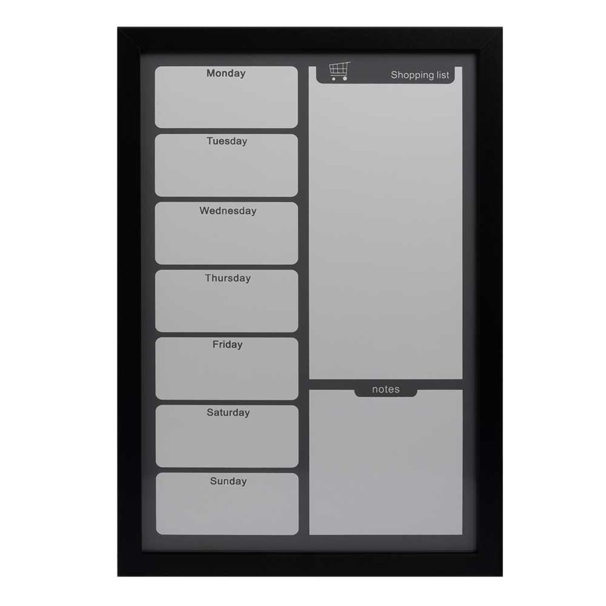 Pizarra Pl&aacute;stico Vgo 54 x 37 cm Negro