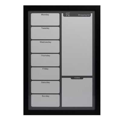 Pizarra Plástico Vgo 54 x 37 cm Negro