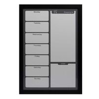 Pizarra Plástico Vgo 54 x 37 cm Negro