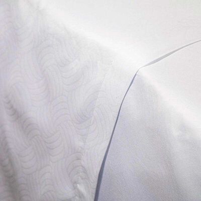 Juego de Sábanas Doral 1,5 Plazas Embossed Blanco