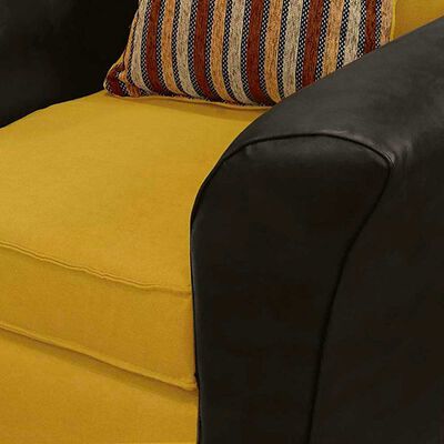 Imagen 2 del producto Juego de Living Elegant Detail Minesota Sofá 3 Cuerpos + Dos Sitiales Oro