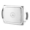 Asador Plancha Acero Inoxidable Magefesa Prisma  41 cm