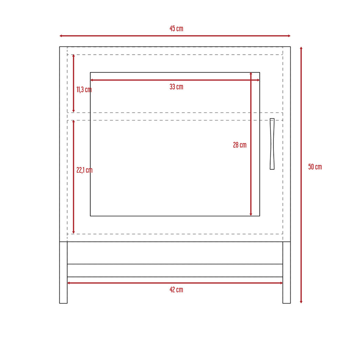 Botiqu&iacute;n + Optimizador Lavamanos TuHome Bath 300