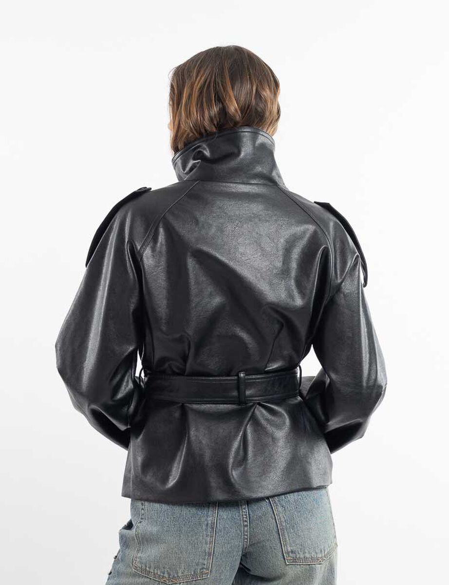 Chaqueta Ecocuero Mujer Icono