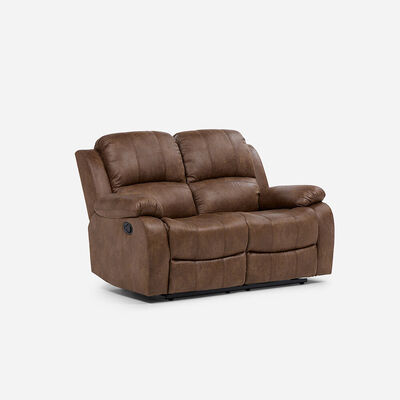 Sofá Reclinable Rosen Umbria 2 Cuerpos Tabaco