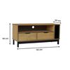 Rack TV Vekkahome Arenas Hasta 43" Café