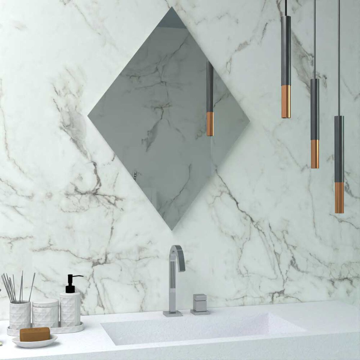 Espejo de Vidrio TuHome Serrano 80 x 60 cm