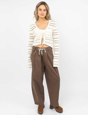 Imagen 2 del producto Sweatr Crop Croche Mujer Icono Crudo