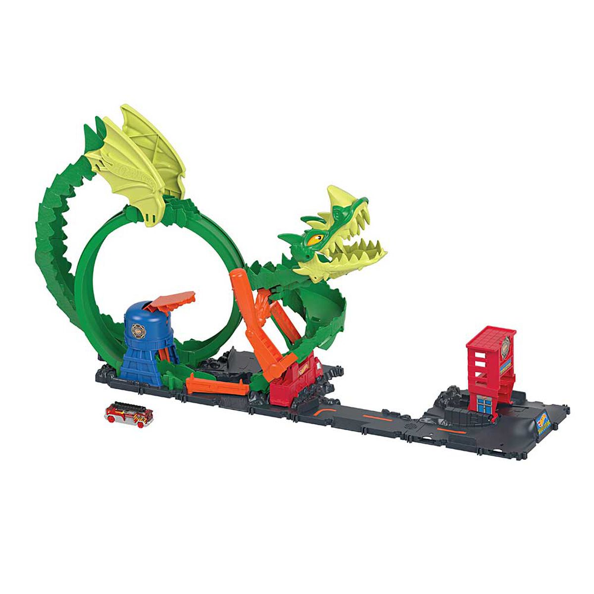 Pista de Auto Épica de Dragón Hot Wheels City