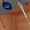 Mueble A&eacute;reo Cocina Roca Casta&ntilde;a 80 cm 1 Puerta Canela-Ceniza