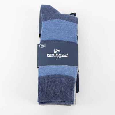 Imagen 1 del producto Pack 5 Calcetines Hombre Portman Club Azul