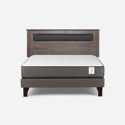 Cama Europea Rosen 2 Plazas New Style 2 Plus + Respaldo Ferrara