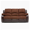 Juego de Living Reclinable Daniels Thompson Sof&aacute; 3 Cuerpos + 2 Bergere Caf&eacute;