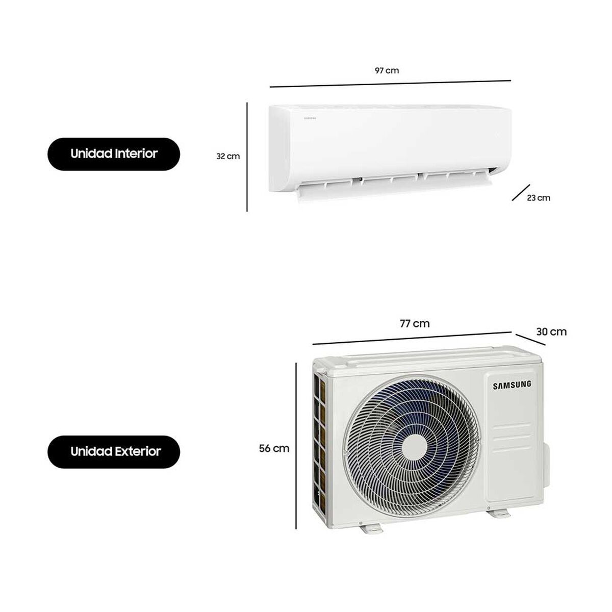 Aire Acondicionado Samsung AR40F18C0AM/ZS 18000 Btu