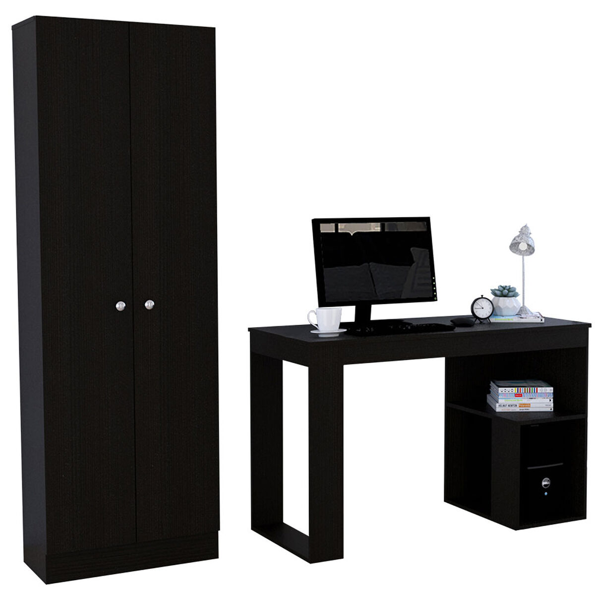 Escritorio Astana  + Closet 2 Puertas Home