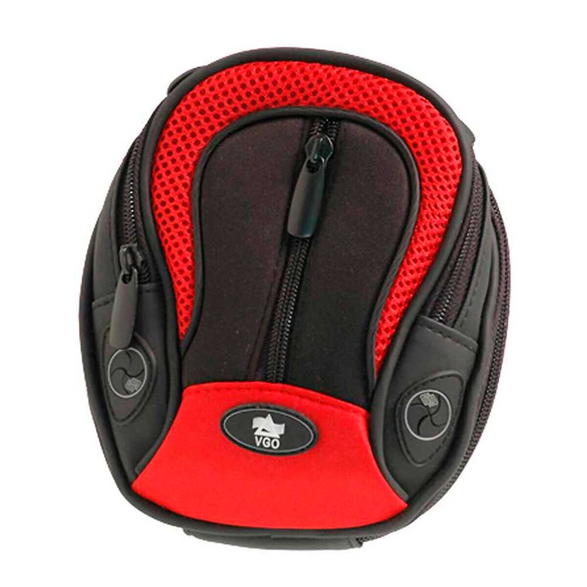 Porta CD Vin&iacute;lico Vgo 12 Cds Rojo